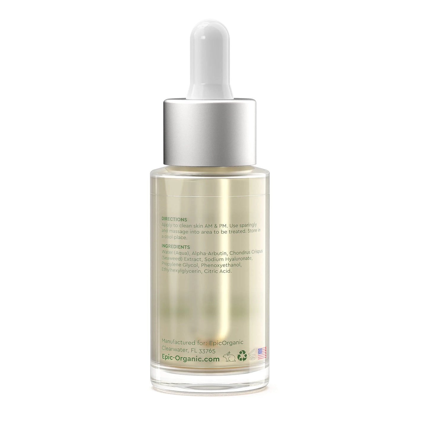 Epic Organic Alpha Arbutin Skin Brightening Serum (1.1 oz) Epic Organic