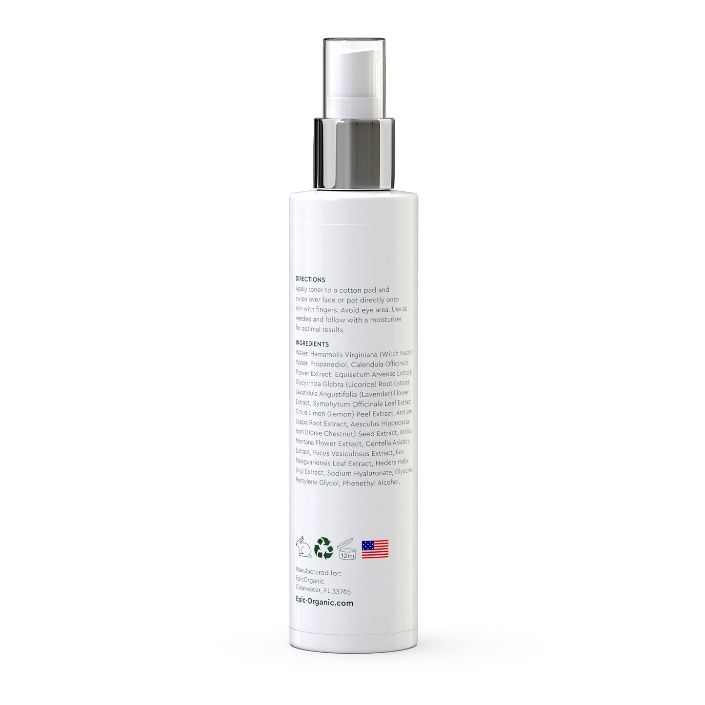 Epic Organic Herbal Brightening Toner (4 oz) Epic Organic
