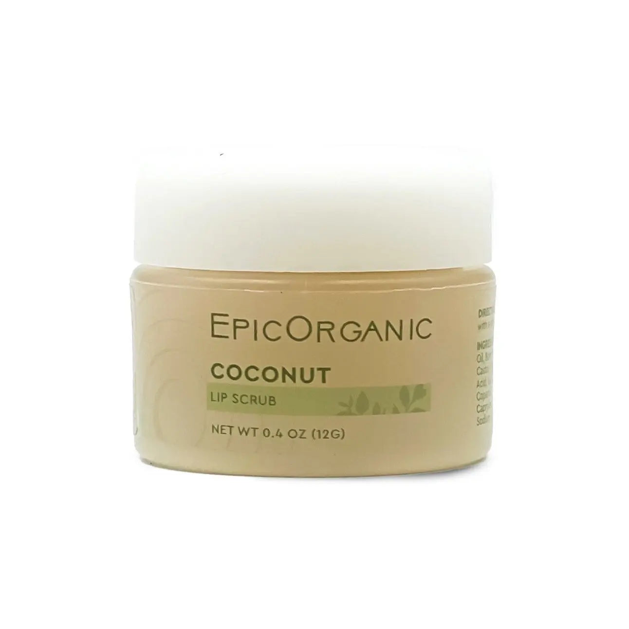 Epic Organic Coconut Lip Scrub (0.4 oz) Epic Organic