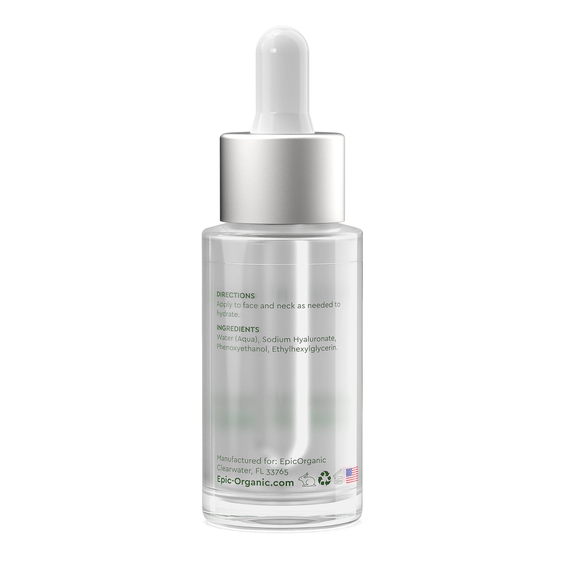 Epic Organic LH Serum - 100% Hyaluronic Acid (1 oz) Epic Organic